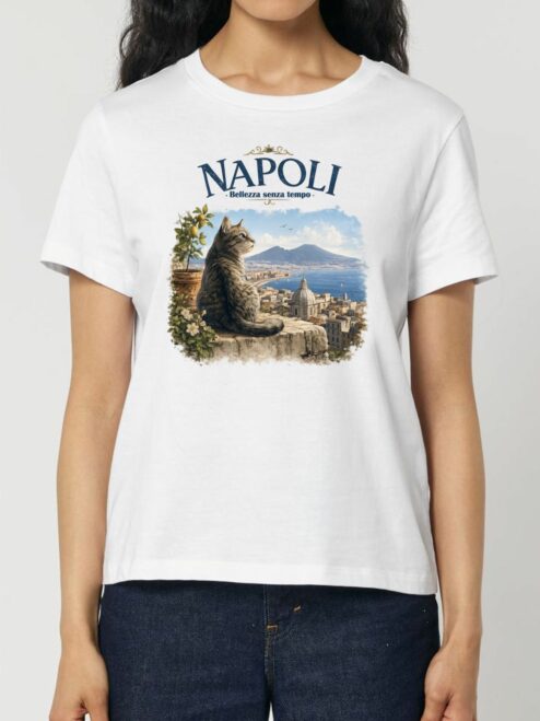Tricou din bumbac organic Premium-Napoli, Femei