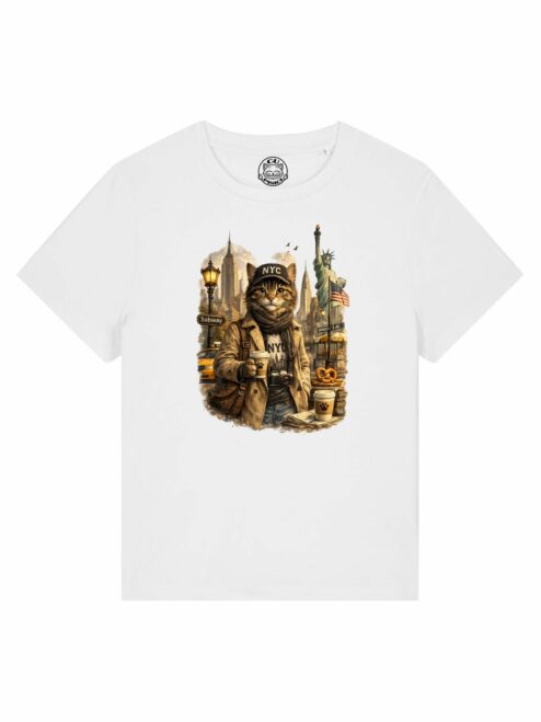 Tricou din bumbac organic Premium-New York, Femei