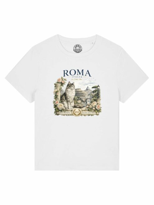 Tricou din bumbac organic Premium-Roma Bellezza, Femei