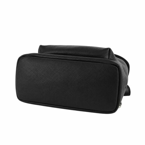 Rucsac Maxi Premium din piele naturala-Cat Noir, pictat manual