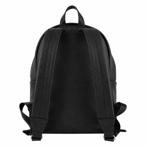 Rucsac Maxi Premium din piele naturala-Cat Noir, pictat manual - imagine 4