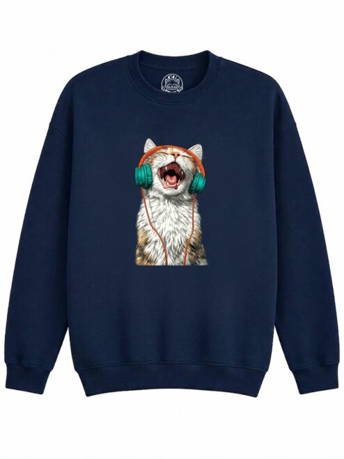 Bluza Printata Meow Vibes – Copii, Unisex