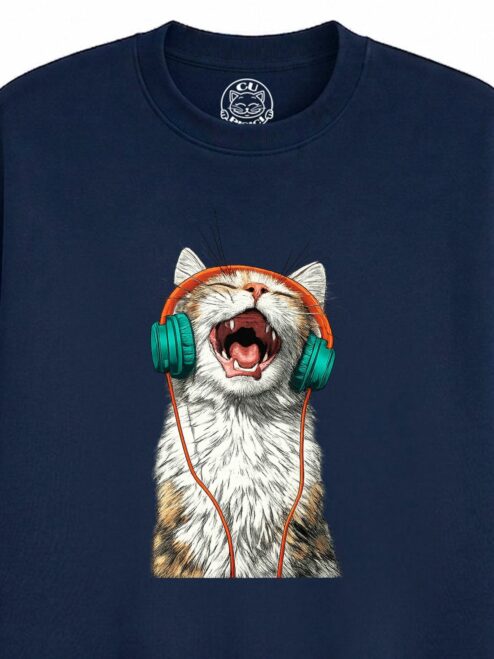 Bluza Printata Meow Vibes – Copii, Unisex