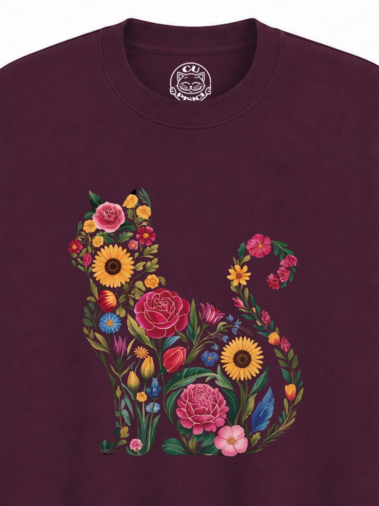 Bluza Printata Flora Cat – Copii, Unisex