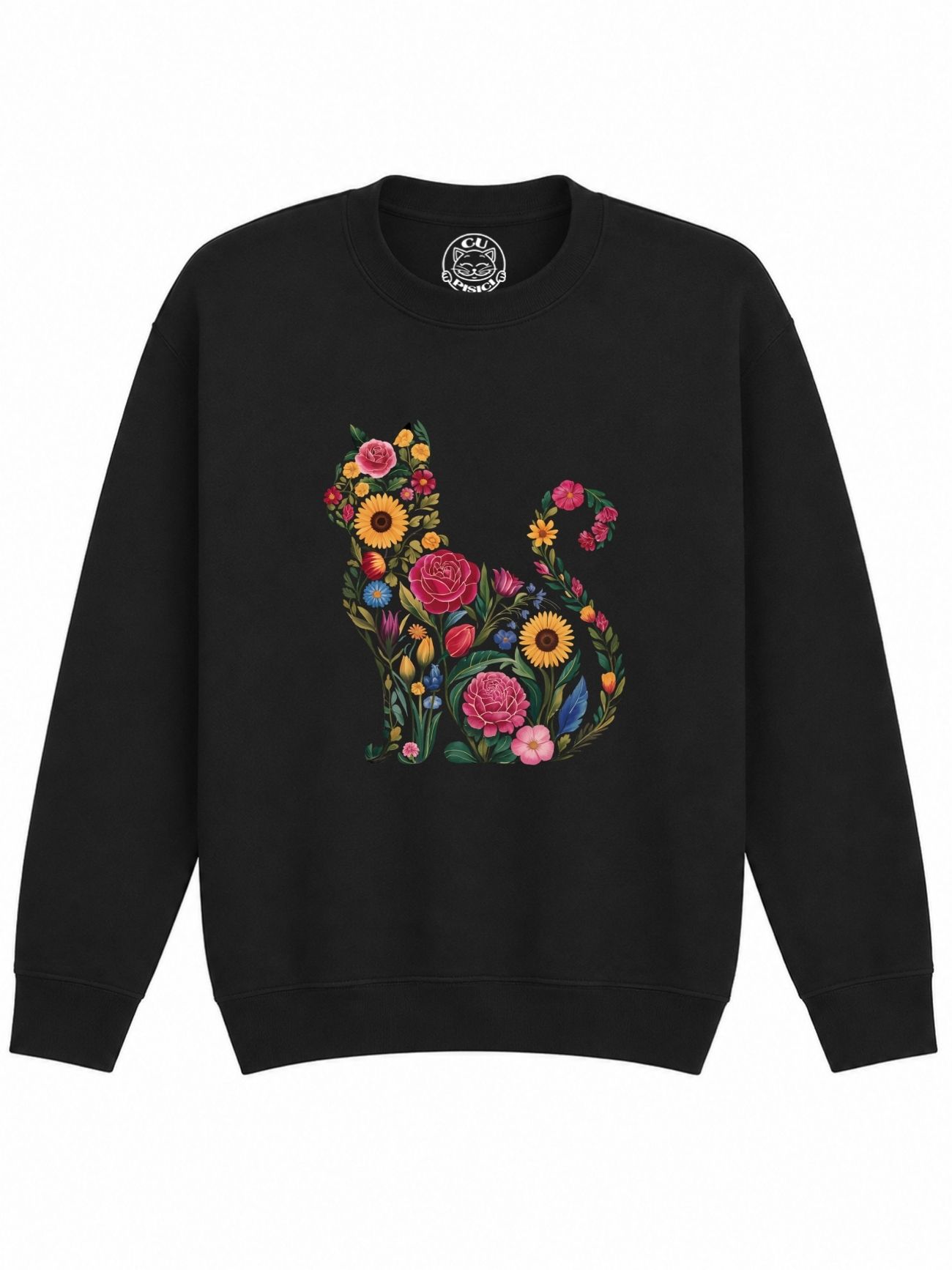Bluza Printata Flora Cat – Copii, Unisex