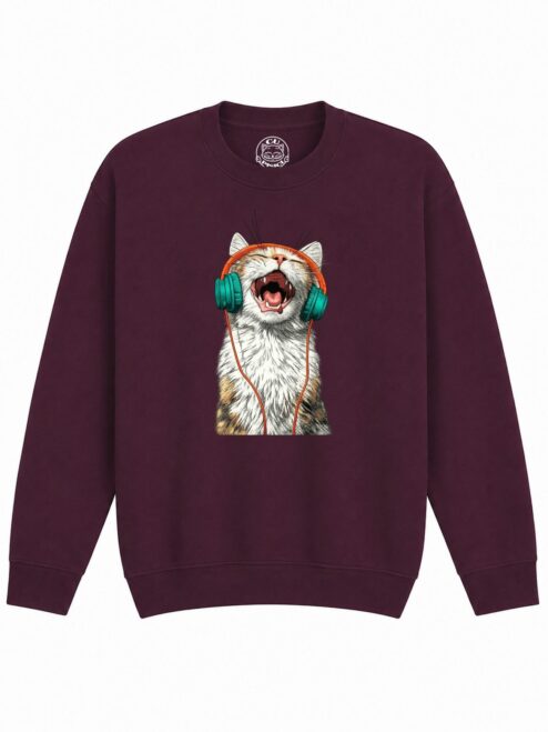 Bluza Printata Meow Vibes – Copii, Unisex