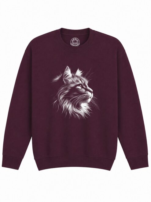 Bluza Printata Majestic Cat – Copii, Unisex