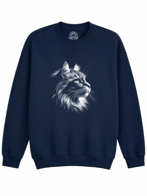 Bluza Printata Majestic Cat – Copii, Unisex