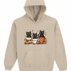 Hanorac Printat Cozy Cats – Copii, Unisex