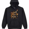 Hanorac Printat Fall Kitty Dreams – Copii, Unisex
