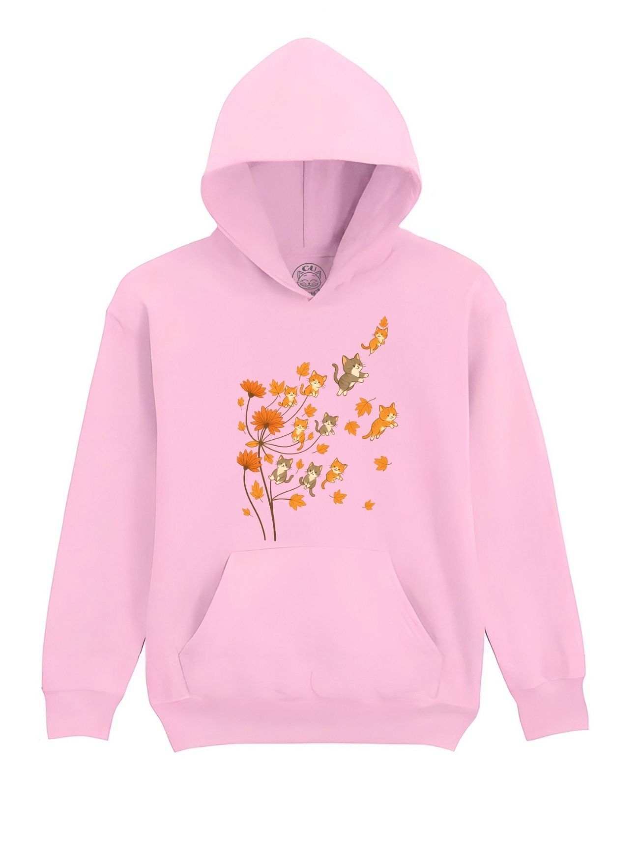 Hanorac Printat Fall Kitty Dreams – Copii, Unisex