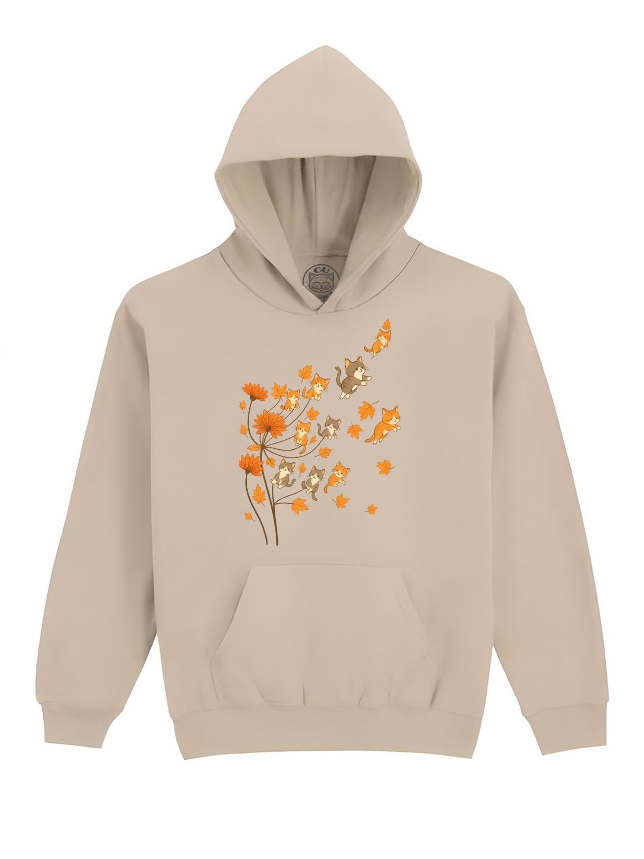 Hanorac Printat Fall Kitty Dreams – Copii, Unisex
