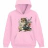 Hanorac Printat Cats and Books – Copii, Unisex