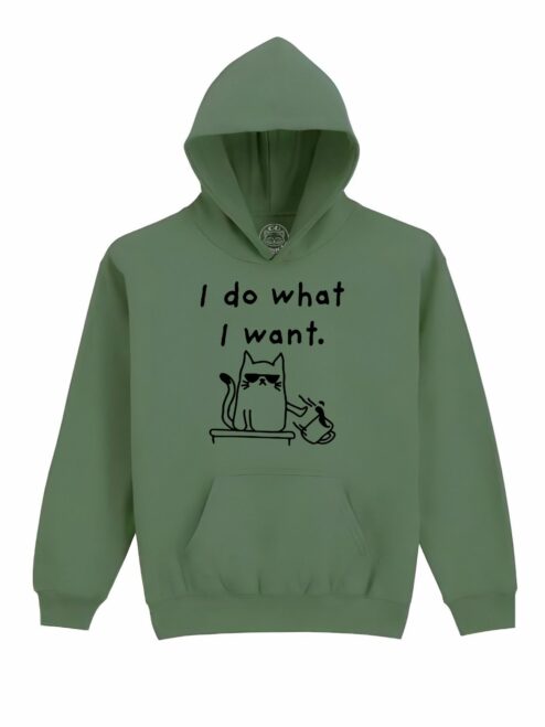 Hanorac Printat I Do What I Want – Copii, Unisex