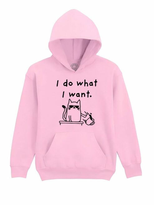 Hanorac Printat I Do What I Want – Copii, Unisex