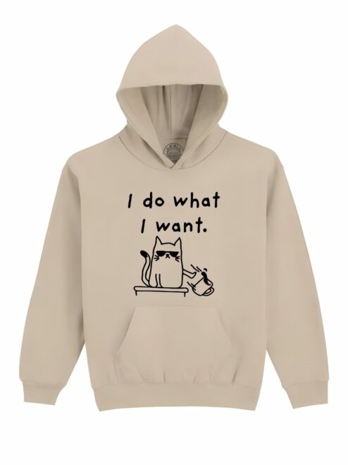 Hanorac Printat I Do What I Want – Copii, Unisex