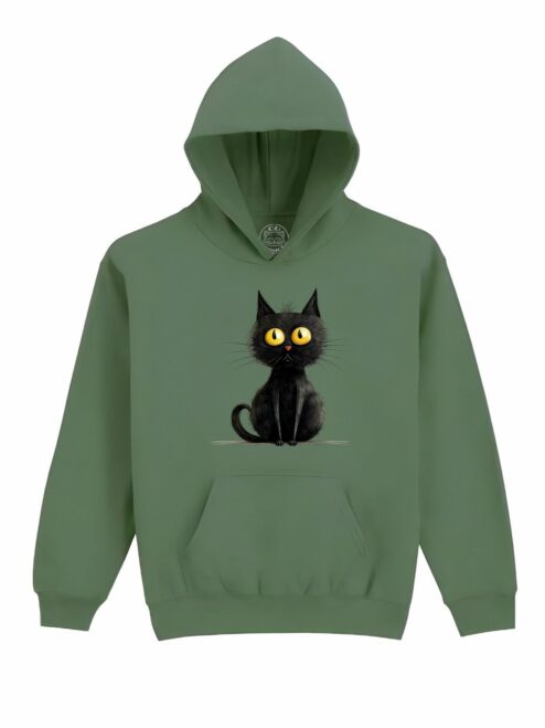 Hanorac Printat Zurli Cat – Copii, Unisex