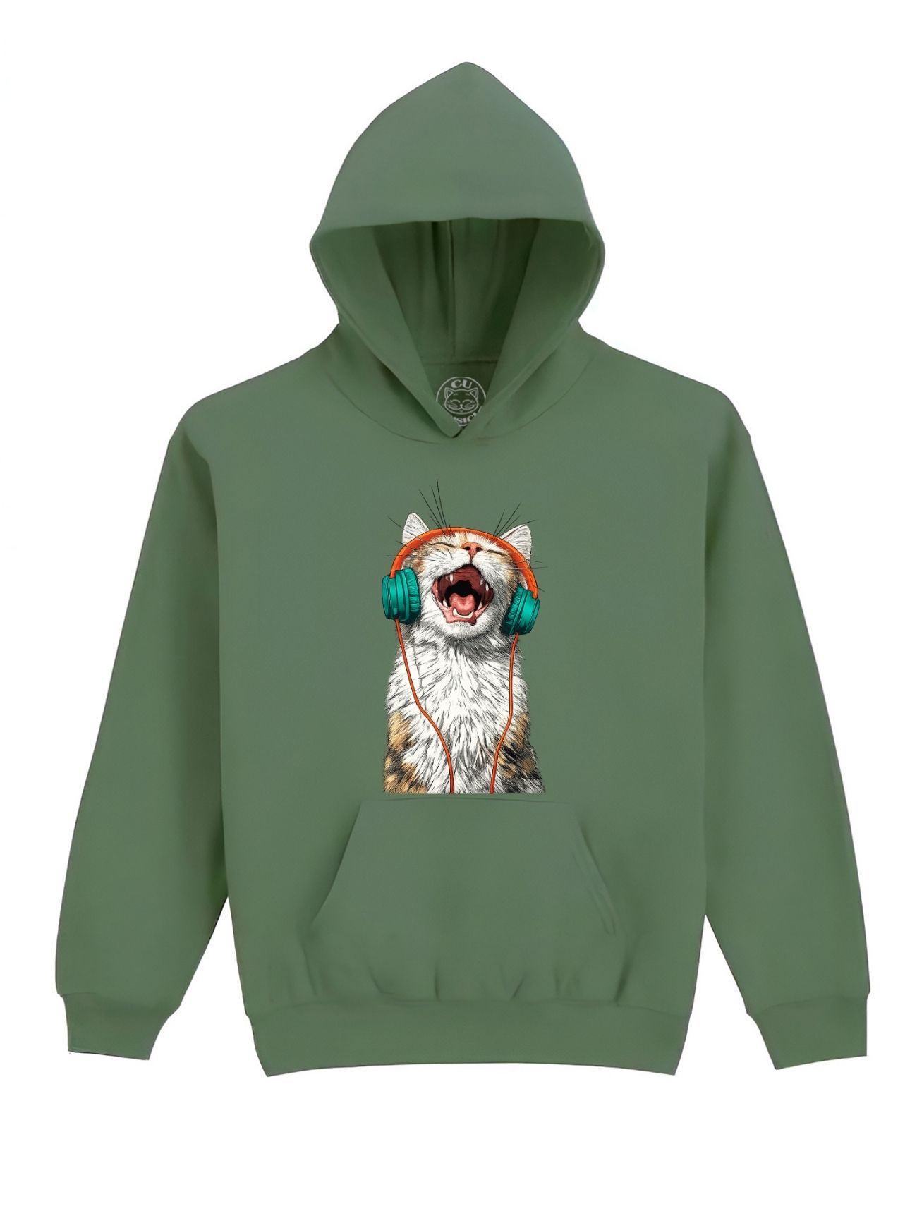 Hanorac Printat Meow Vibes – Copii, Unisex