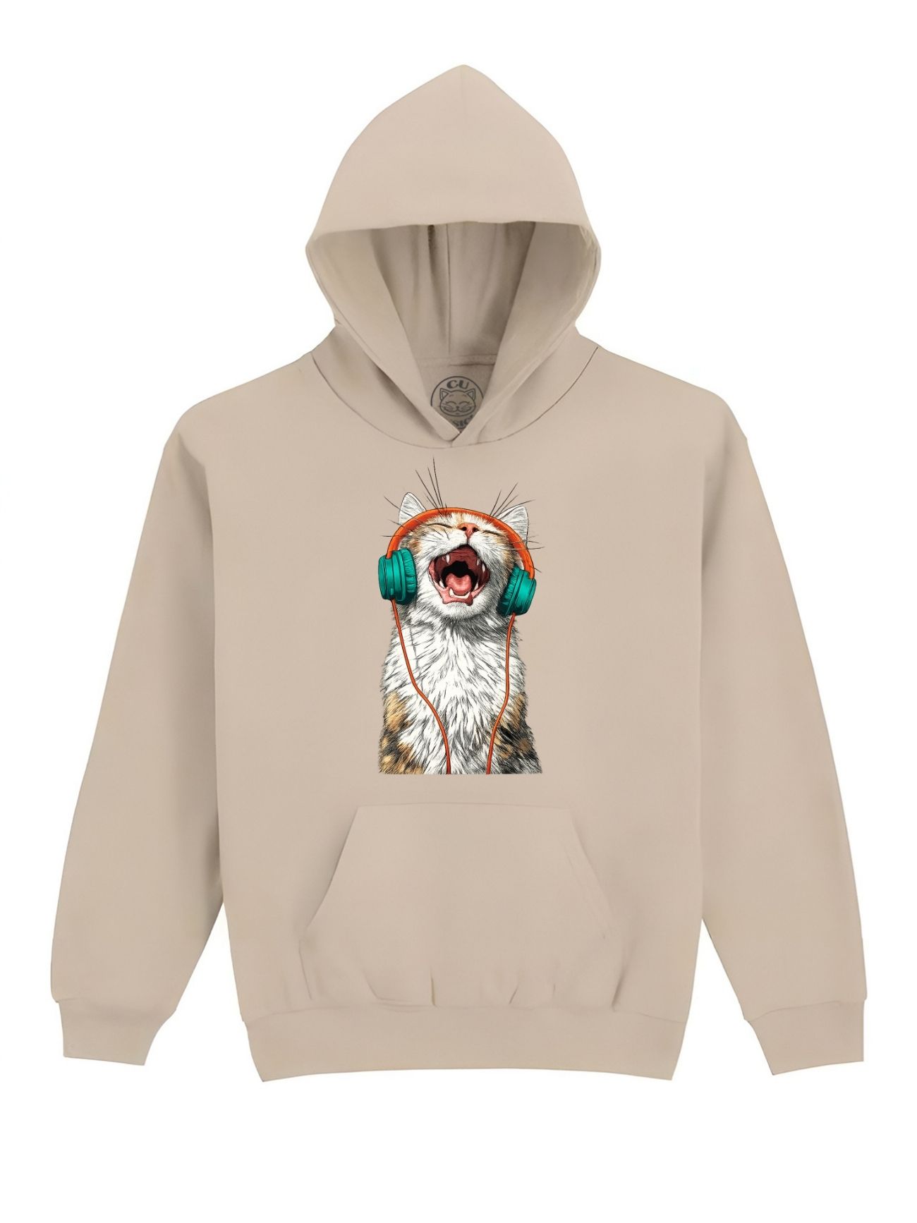 Hanorac Printat Meow Vibes – Copii, Unisex