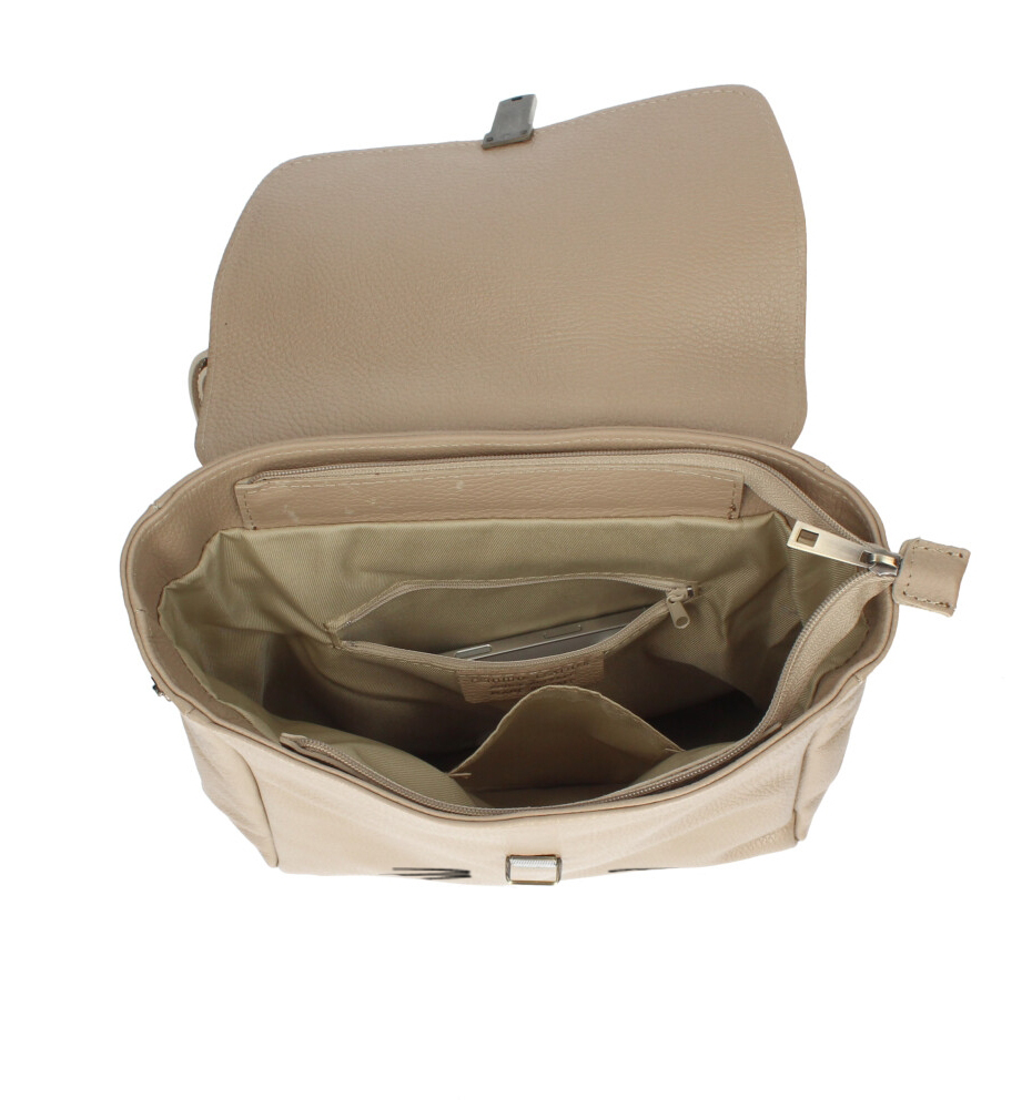 Rucsac Premium din piele naturala-Cat Lady, pictat manual
