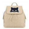 Rucsac Premium din piele naturala-Sweet Cat, pictat manual
