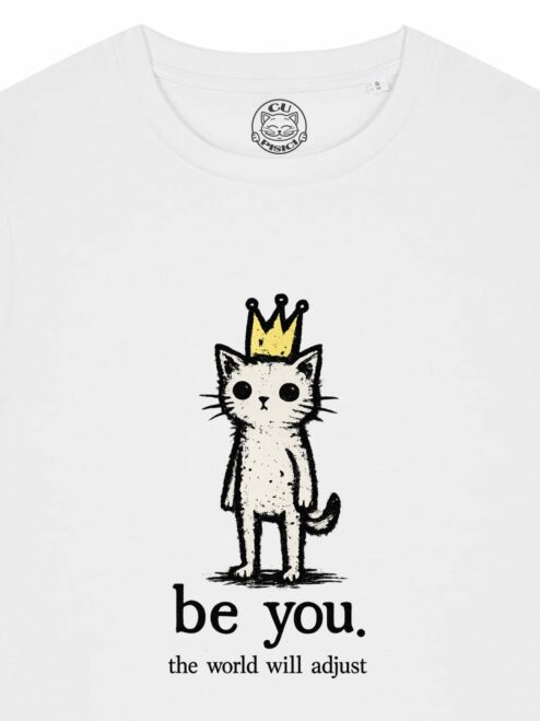 Tricou din bumbac organic Premium-Just Be You, Femei
