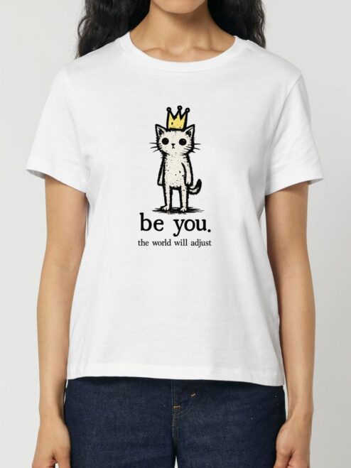 Tricou din bumbac organic Premium-Just Be You, Femei