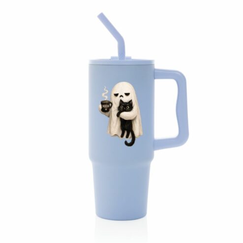 Cana termica premium cu pai-Spooky Cuddle