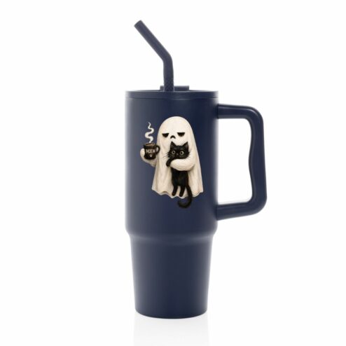 Cana termica premium cu pai-Spooky Cuddle