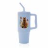 Cana termica premium cu pai-Secret Garden Cat