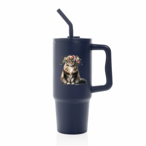 Cana termica premium cu pai-Spring Cat