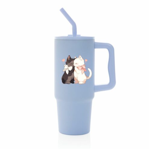 Cana termica premium cu pai-Pure Love