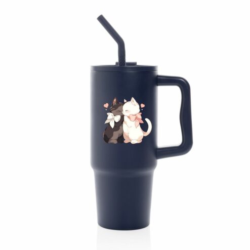 Cana termica premium cu pai-Pure Love