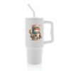 Cana termica premium cu pai-Winter Cat