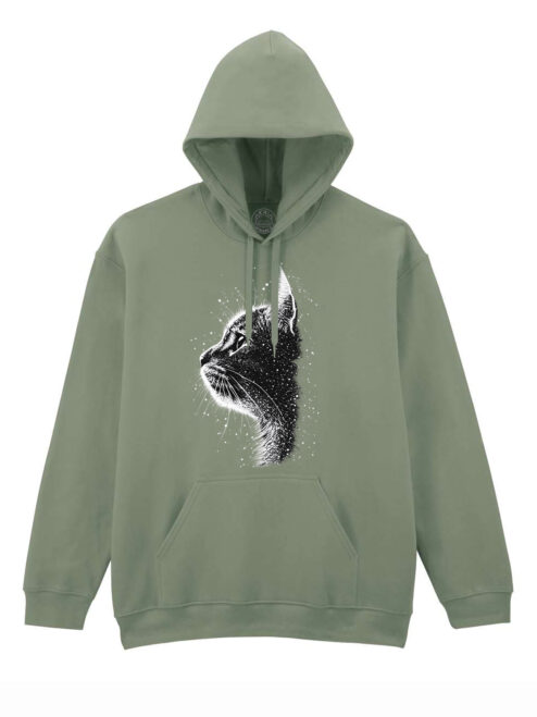 Hanorac printat-Celestial Cat, Unisex