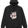 Hanorac printat-Crazy Cat, Unisex