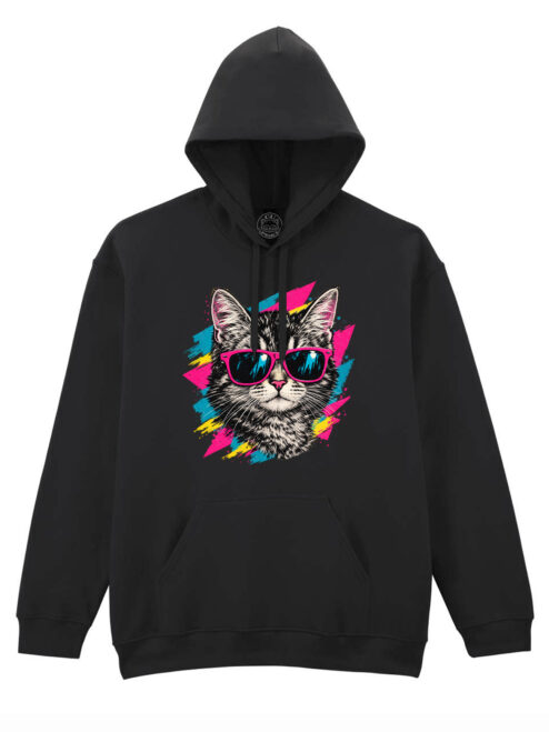 Hanorac printat-Pop Cat, Unisex
