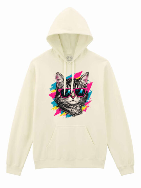 Hanorac printat-Pop Cat, Unisex