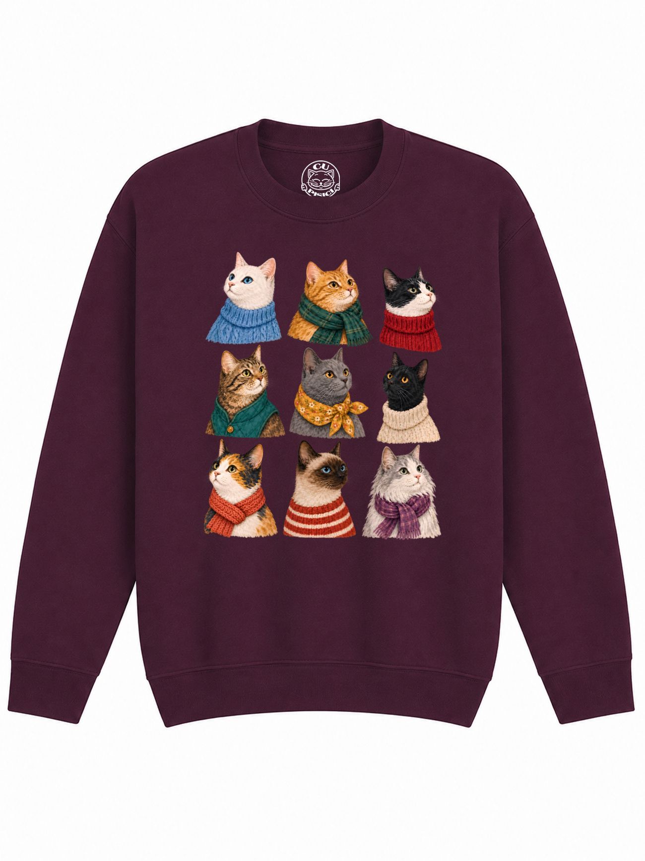 Bluza Printata Cozy Cat Season – Copii, Unisex