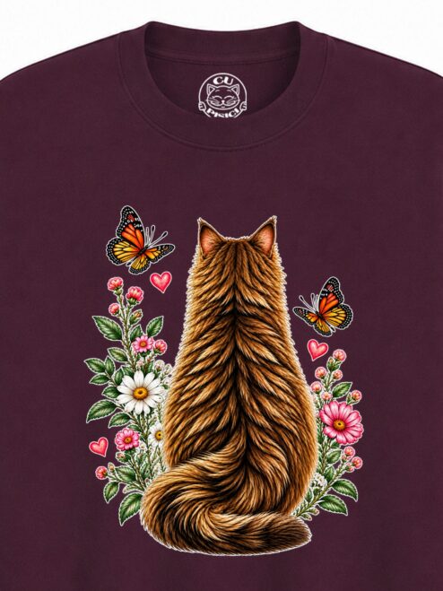 Bluza Printata Secret Cat Garden – Copii, Unisex