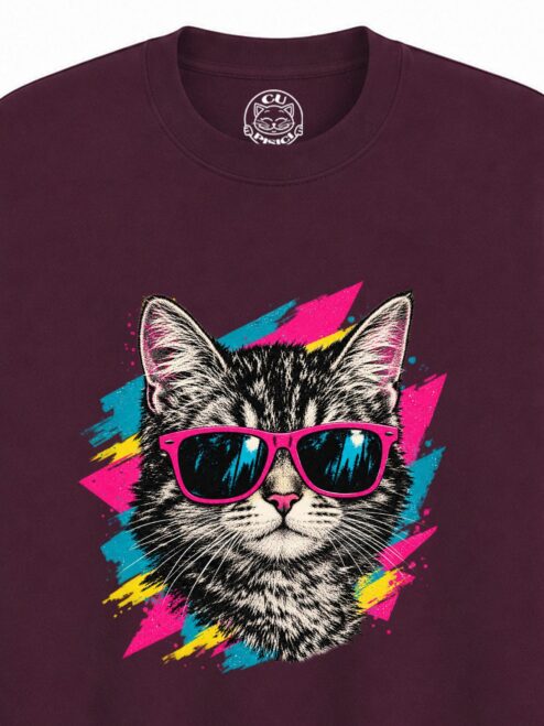 Bluza Printata Pop Cat – Copii, Unisex