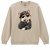 Bluza printata-Cool Cat, Unisex