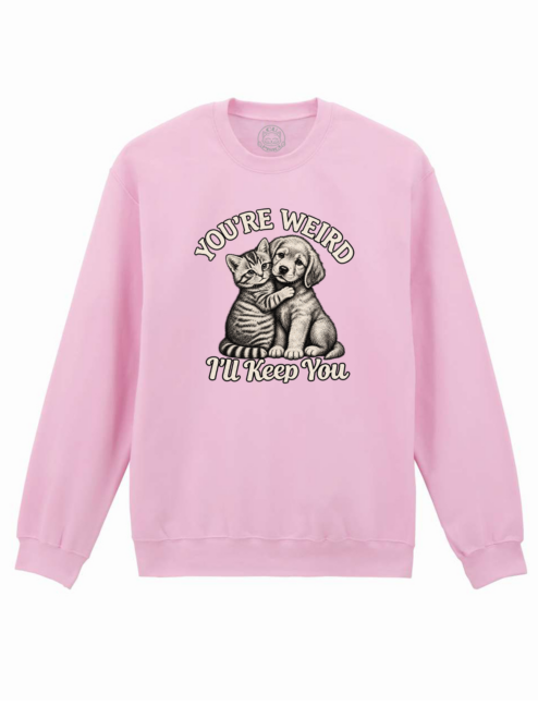 Bluza printata-You're weird, Unisex