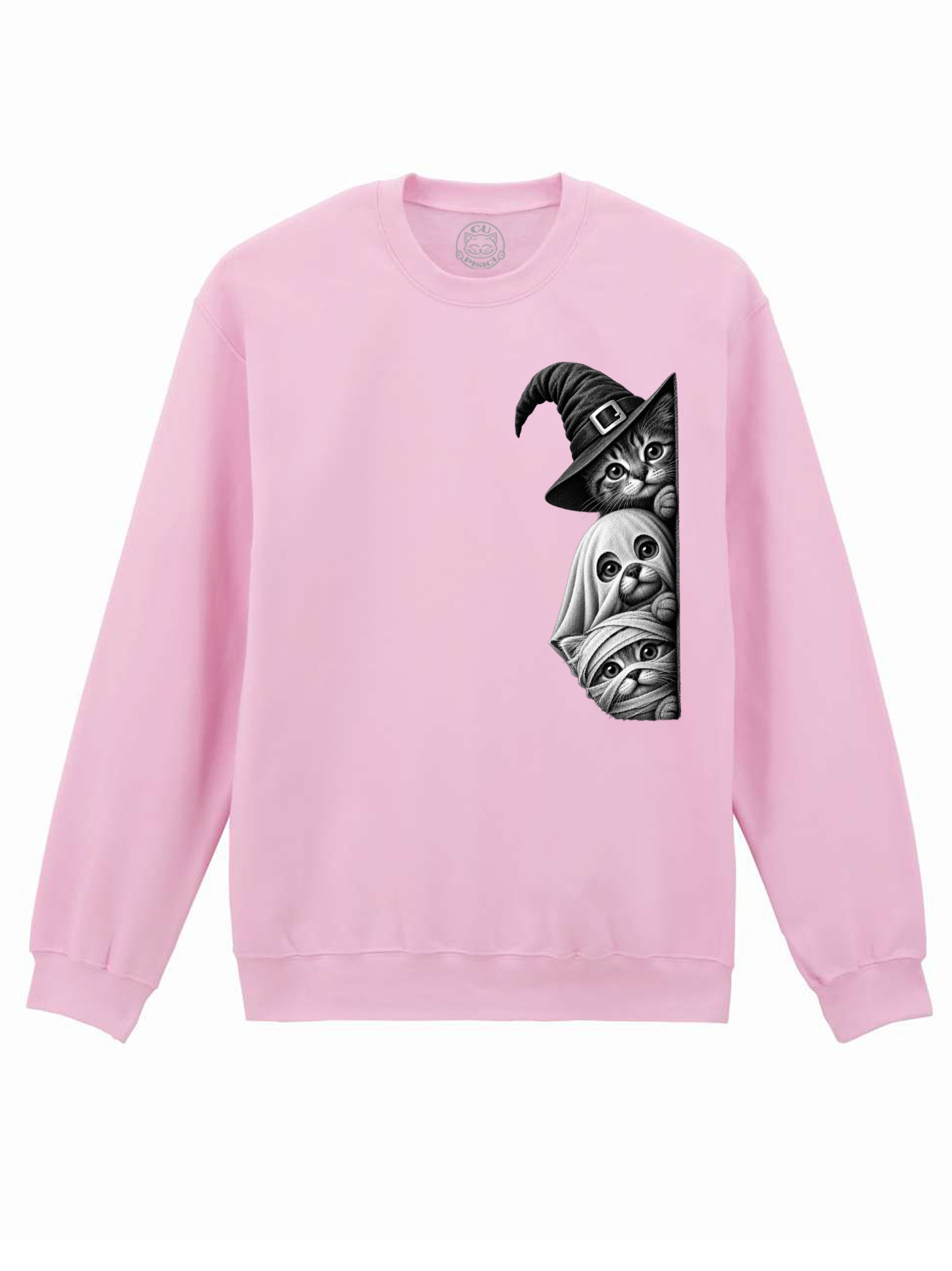 Bluza printata-Spooky Trio, Unisex