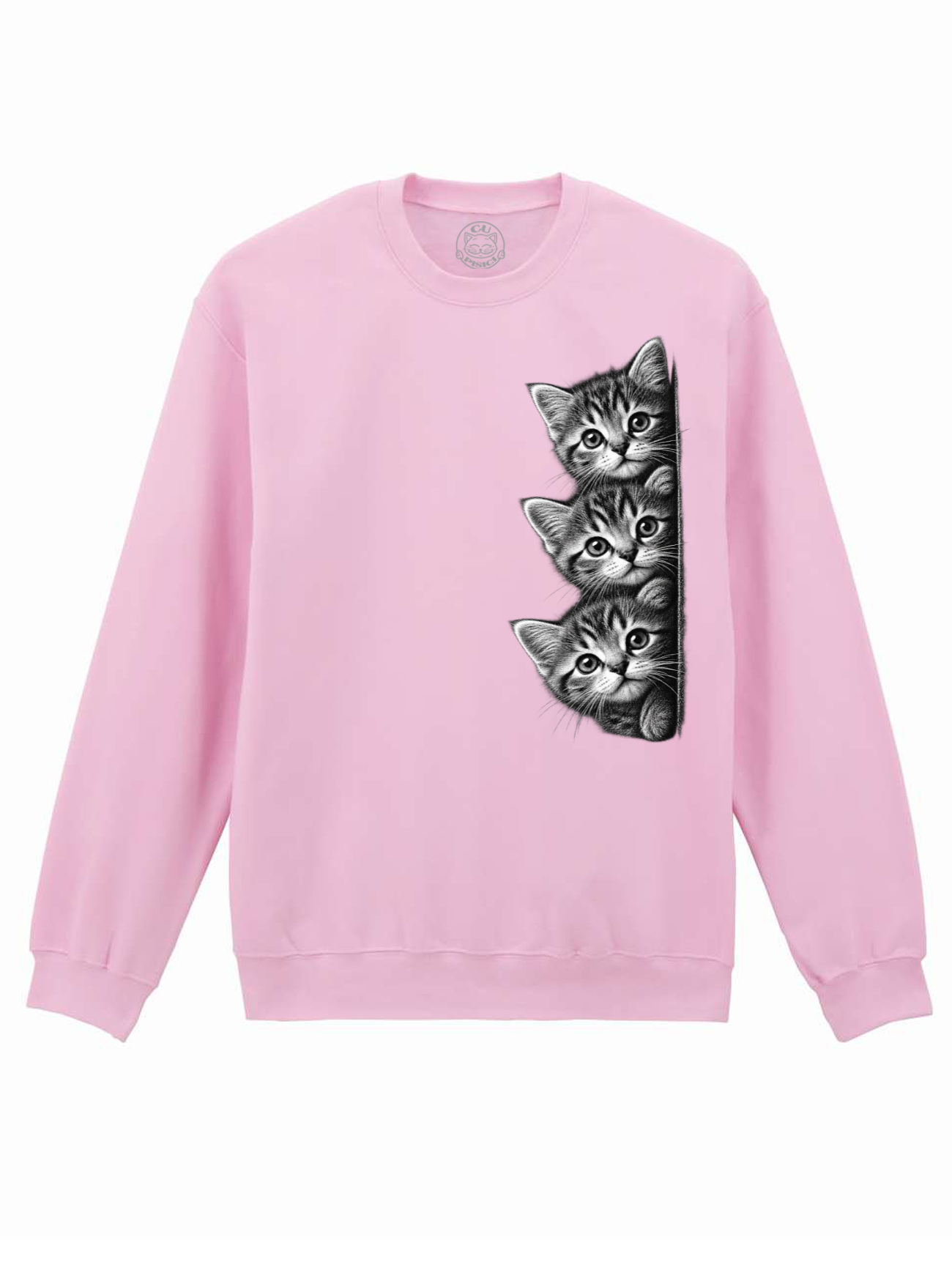 Bluza printata-Curious Kittens, Unisex
