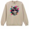 Bluza printata-Pop Cat, Unisex