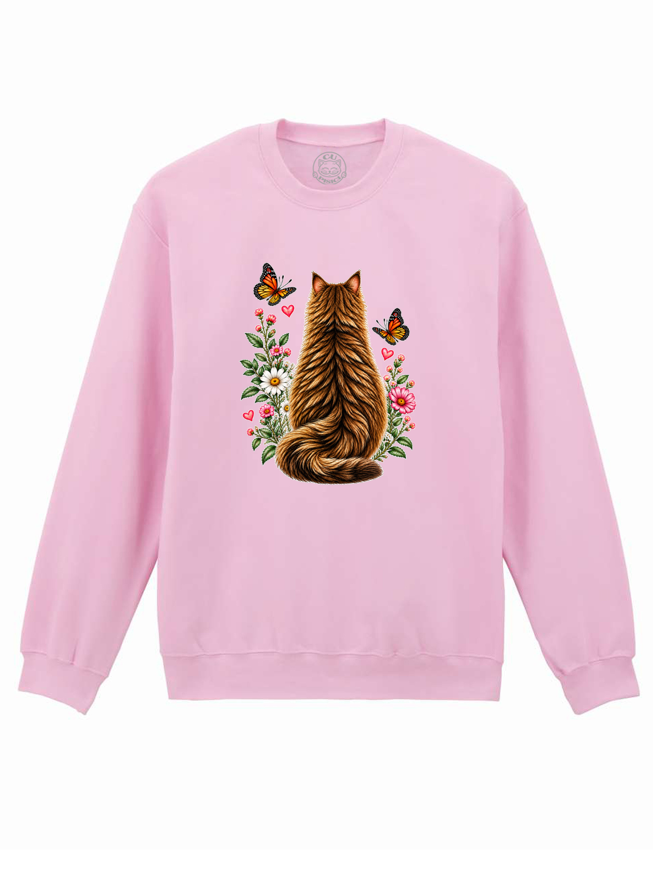 Bluza printata-Secret Cat Garden, Unisex