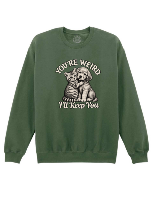 Bluza printata-You're weird, Unisex