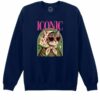 Bluza printata-Iconic Cat, Unisex