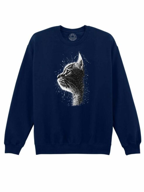 Bluza printata-Celestial Cat, Unisex